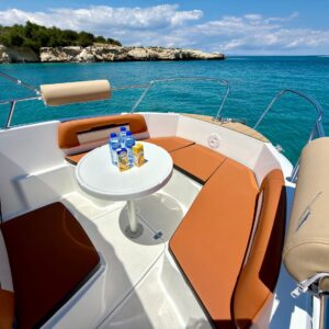 premium boat front table